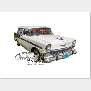 1956 Chevrolet Bel Air Nomad Station Wagon Posters and Art